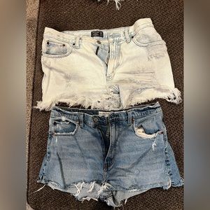 Abercrombie High Rise Shorts